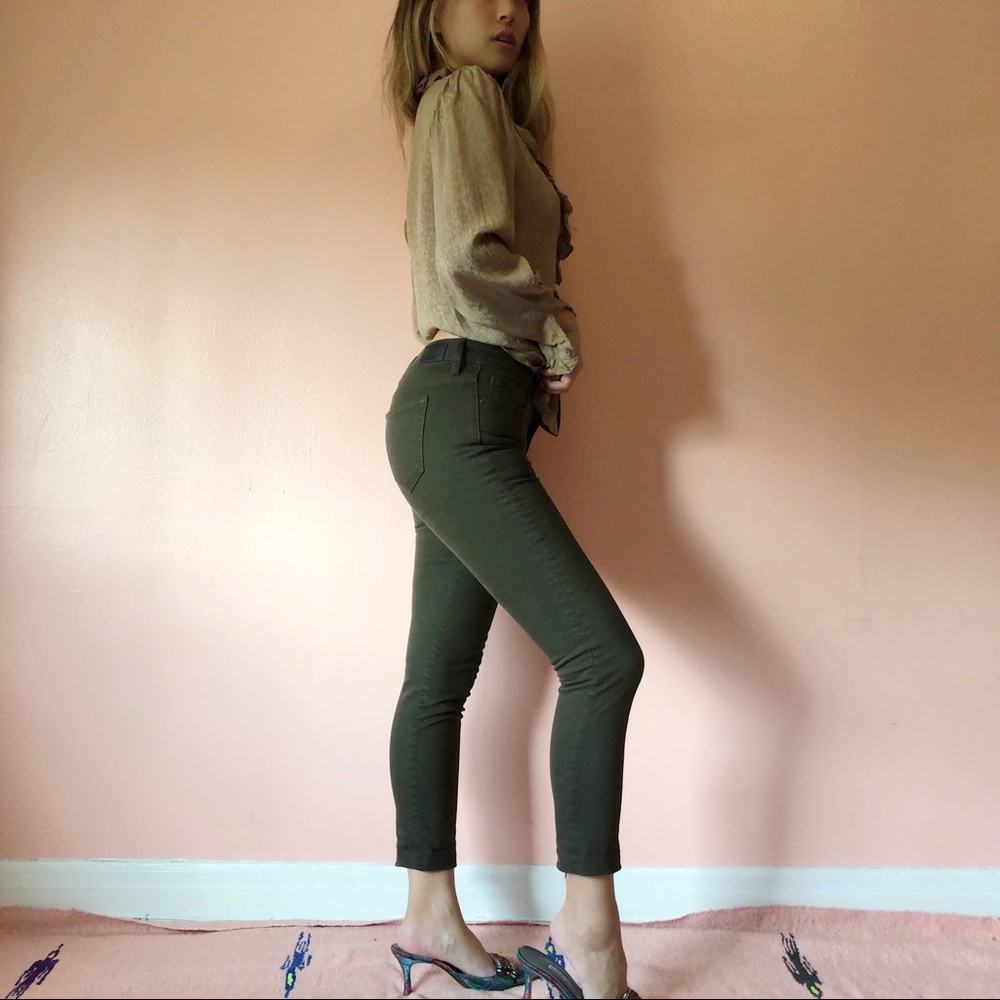COPY - Zara Olive Skinny Jeans